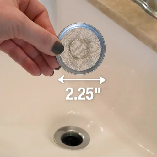 Vista 3 de Danco 88820 - Colador de lavabo de baño de malla de 2 pulgadas, acero inoxidable
