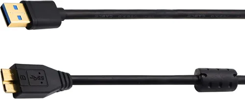 Vista 3 de Cable extensor USB 3.0 Micro B, chapado en oro, USB 3.0 A a Micro B, cable de extensión compatible con Samsung Galaxy S5, Note 3, Note Pro 12.2