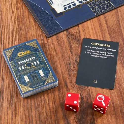 Vista 9 de Hasbro Gaming Clue Board Game Signature Collection, embalaje y componentes premium, juegos familiares para niños y adultos, juegos misteriosos