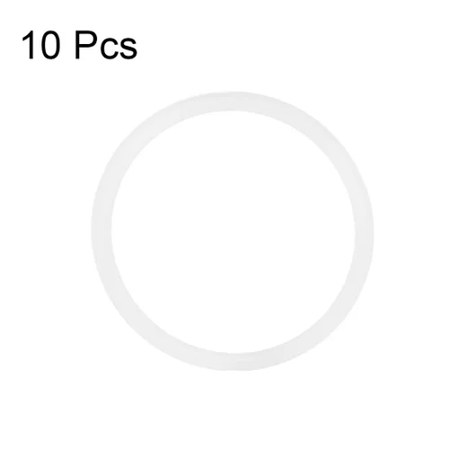 Vista 3 de uxcell Juntas tóricas de silicona, 0.906 in OD 0.787 in ID 0.059 in Ancho VMQ Junta de sello para válvulas de compresor reparación de tuberías