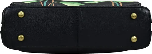 Vista 3 de Anna by Anuschka Women's Leather Handpainted Crossbody