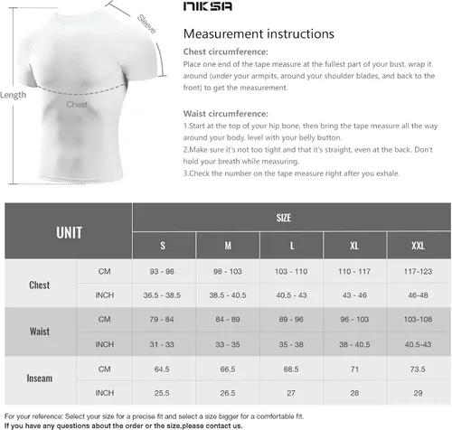 Vista 5 de Niksa Camisetas de compresión para hombre, paquete de 5, camisetas de compresión atlética de manga corta para entrenamiento fresco y seco