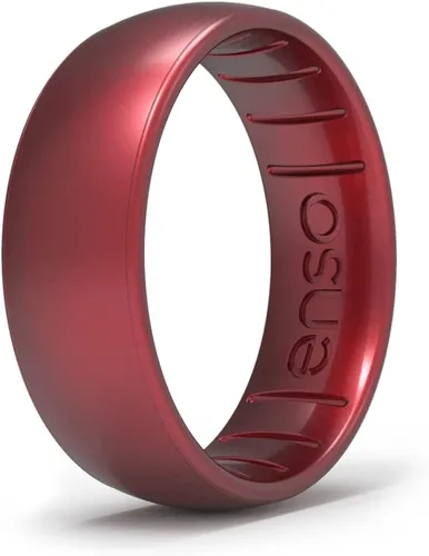 Vista 15 de Enso Rings - Anillo de silicona Classic Elements Fabricado en los Estados Unidos Cómodo, transpirable y seguro