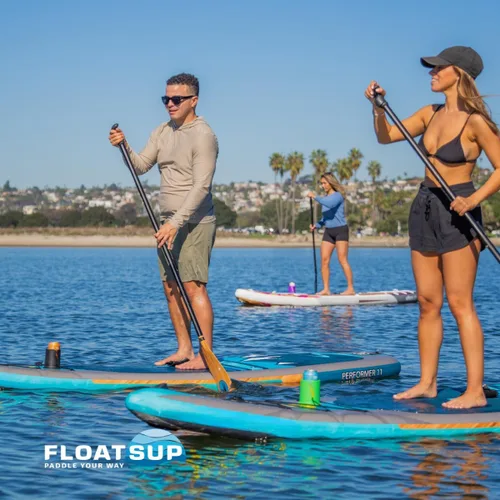 Vista 9 de Floatsup® Portavasos para Tabla de Remo y Kayak en Color Negro