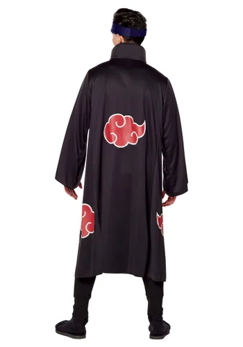 Vista 2 de Disfraz de Akatsuki de Naruto Shippuden para adultos Multicolor