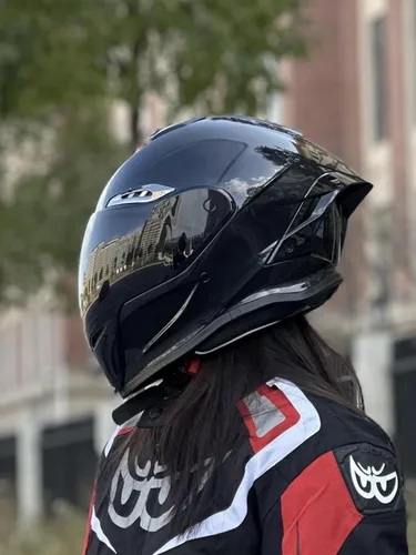 Vista 7 de Casco integral para motocicleta, casco de moto para adultos, hombres y mujeres, carreras de calle, ciclomotor, aprobado por DOT