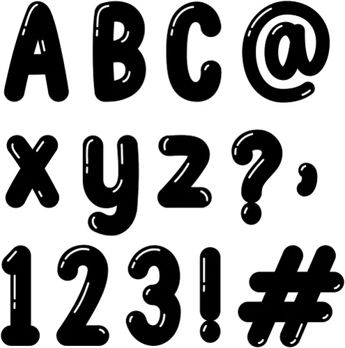 Vista 7 de CTP Classroom Café Punch-Out Letras para el aula - Suministros esenciales para la escuela en casa - Los mejores suministros de regreso a clases