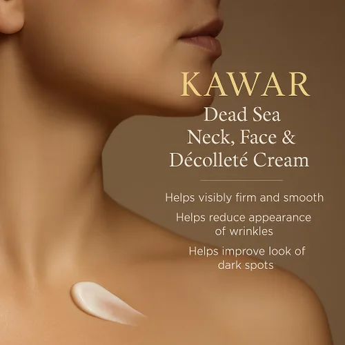 Vista 3 de KAWAR Crema antienvejecimiento antienvejecimiento para cuello, cara y escote antienvejecimiento Hidratante antienvejecimiento Firme, suaviza