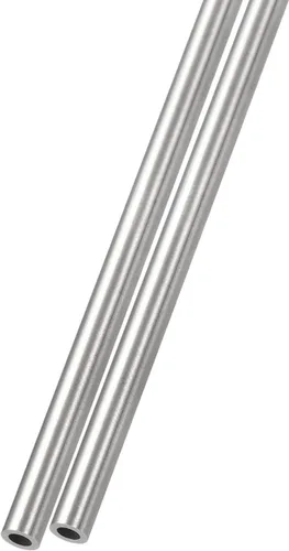 Vista 9 de METALLIXITY Tubo de acero inoxidable 316 (0.039 in de diámetro exterior x 0.006 in de pared T x 9.843 in de largo), 2 piezas, tubo recto