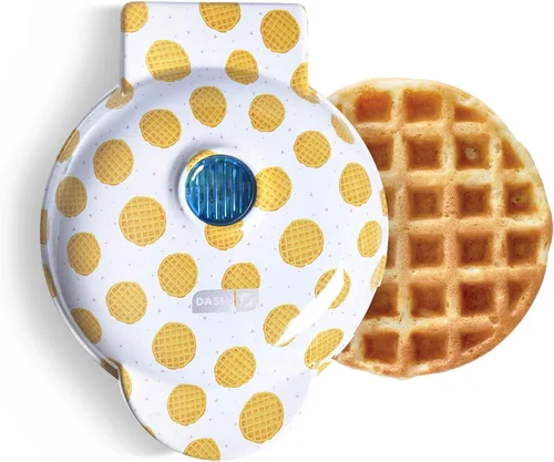 Vista 11 de Dash Heart - Mini waflera con superficie antiadherente de 4 pulgadas, estampado de corazón rojo Heart Shaped Waffles for Valentine's Day, Small
