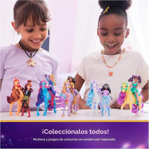 Vista 10 de Unicorn Academy Paquete Magic Unleashed, muñecas y juguetes de unicornio, a partir de 4 años Pack Aventura (Nuevo)