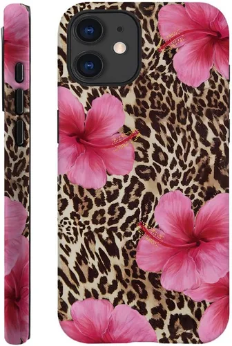 Vista 24 de Funda compatible con iPhone 11, resistente a arañazos, funda híbrida de 2 capas con carcasa dura, diseño de cocoteros de playa de verano