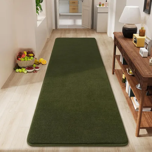 Vista 41 de Amearea Alfombra moderna lavable de 2 x 4 pies, color negro, alfombra de área pequeña para dormitorio, sala de estar, alfombra de espuma