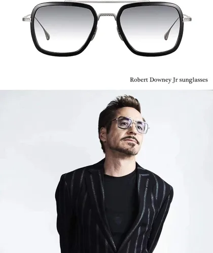 Vista 4 de LianSan - Gafas de sol con montura de metal para hombre y mujer