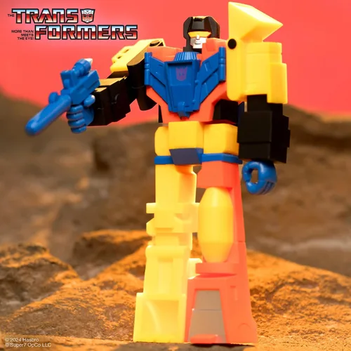 Vista 4 de Super7 Transformers Wrecking Crew Devastator - Figura de acción de Transformers de 3.75 pulgadas con accesorio, coleccionables clásicos de dibujos