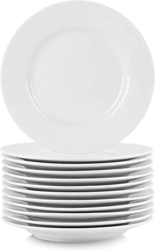 Vista 13 de 10 Strawberry Street 7" Catering Coupe - Cuenco para cereales, juego de 12, color blanco