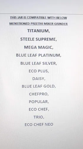 Vista 4 de Preethi MGA 513 - Tarro mezclador para Eco Twin, Eco Plus/Chef Pro y Blue Leaf, 1.50 litros, plateado