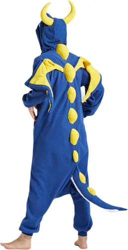 Vista 7 de SAMGU Adult Onesie Animal Halloween Cosplay Costume One Piece Pajamas for Women and Men