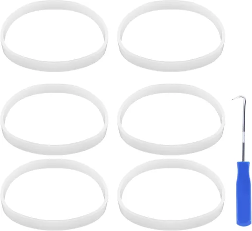Vista 7 de Junta de sellado de licuadora para piezas de repuesto de licuadora Ninja, juntas de goma de 3.2 pulgadas, junta tórica para 6 aletas, accesorios