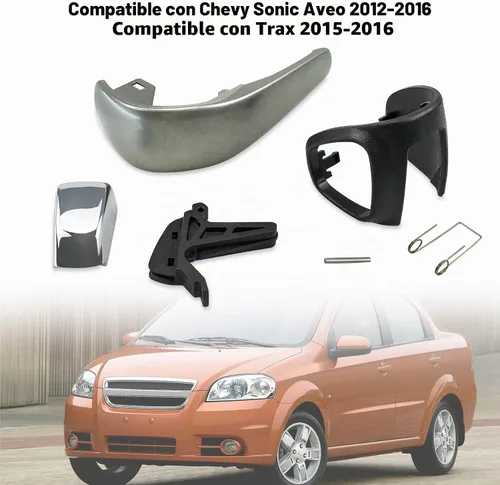 Vista 6 de Kit de perilla de cambio de transmisión automática Compatible con Chevy Sonic Aveo 2012-2016 Trax 2015 2016 Reemplaza 42423234 95393161 42539736 Kit