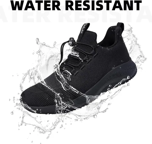 Vista 4 de AEHAO Non Slip Shoes for Men Food Service, Waterproof Work Shoes Restaurant,Slip On Resistant Sneakers, Breathable, Lightweight Walking Shoes for