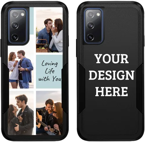 Vista 9 de Funda protectora personalizada con foto para Samsung Galaxy S20 FE 5G, con imagen, texto, logotipo, [probada en caídas de grado militar]