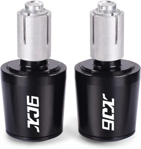 Vista 4 de Tapas de manillar de motocicleta para XJ6 Diversion XJ 6 2017 2018 2019 2020 2021 2022 Accesorios (Color negro)