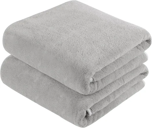 Vista 7 de KinHwa Toalla de baño de microfibra grande, toalla de baño absorbente, toallas de baño suaves, tamaño grande para mujeres y hombres, ideal para spa