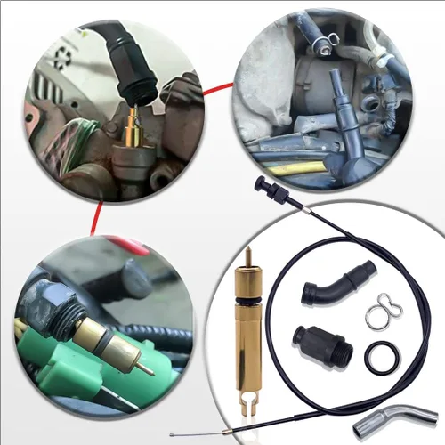 Vista 5 de Kit de émbolo de cable de estrangulador y válvula de arranque compatible con Honda TRX450 Foreman 450 es 1998 1999 2000 2001 2002 20032004