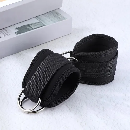 Vista 7 de 2 correas de levantamiento de pesas con anillos en D, correas de levantamiento de pesas, correa de muñeca para levantamiento de pesas, correa