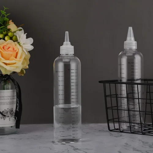 Vista 6 de Segbeauty Botellas de tinte para el cabello de 16.9 onzas, 2 botellas aplicadoras de color de cabello medidas recargables de 16.9 fl oz, botella