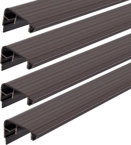 Vista 18 de 4 Pcs 36" L Fixed Vinyl Sill Threshold Cap 1-3/8 Inches High, Dark Brown Marrón oscuro