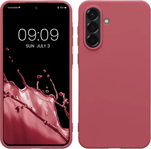 Vista 193 de kwmobile Funda compatible con Samsung Galaxy A12 - Funda protectora de silicona TPU suave y delgada - Azul Báltico