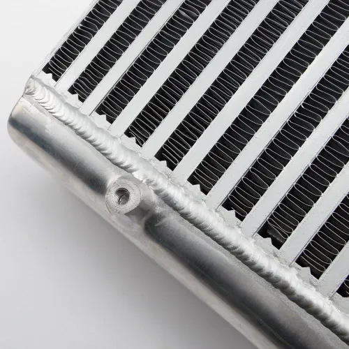 Vista 3 de Kit de refrigeración intercooler de aluminio mejorado con pernos de montaje lateral dual compatible con Nissan 300ZX Twin Turbo 1990-1996