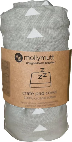 Vista 10 de Molly Mutt Morning - Funda para jaula de perro, 100% algodón orgánico con certificación GOTS para cama de perro o cachorro, duradera, lavable