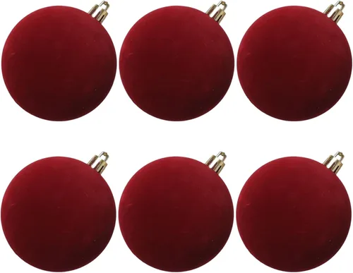 Vista 22 de 18 adornos de terciopelo para árbol de Navidad, juego de adornos de Navidad Azul polvo