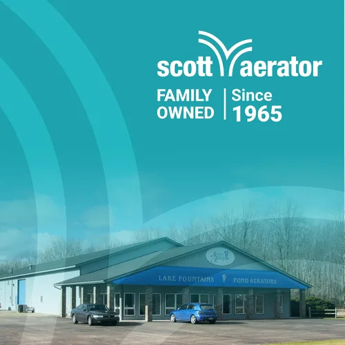 Vista 4 de Scott Aerator 3/4 Horse Power 230V Muck Blaster - Cable de 50 pies 3/4 Horse Power Aquasweep w/Dock Mount Circulador de agua Agitador de agua