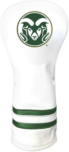 Vista 17 de Team Golf NCAA Funda para Cabeza de Palo de Golf Fairway Vintage Blanca, Diseño que se Ajusta a la Forma, Diseño Retro