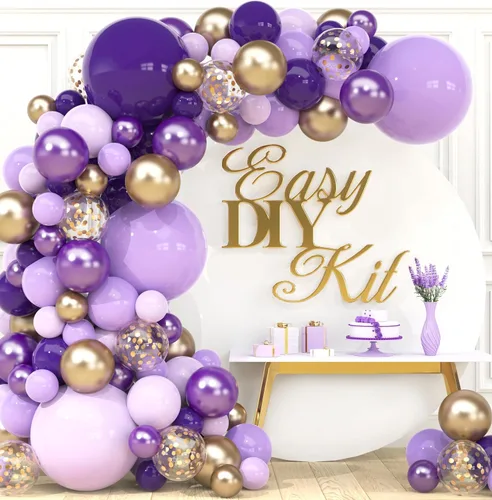 Vista 18 de Kit de arco de guirnalda de globos de mago mágico todo en 1 con snitch adicional para decoraciones de cumpleaños de mago mágico, suministros