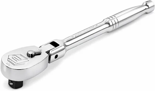 Vista 11 de Powerbuilt trinquete profesional XT90 de 90 dientes con accionamiento de 1/2 pulgadas, trinquete de cabeza sellada, pulido completo, mango largo