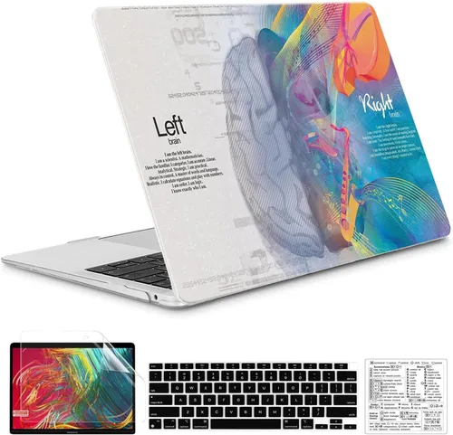 Vista 31 de Funda compatible con MacBook Air de 13 pulgadas 2022, 2021-2018 A2337 M1 A1932 A2179, carcasa de plástico duro duradero, cubierta de teclado