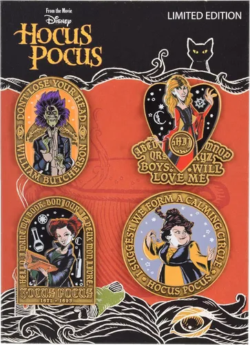 Vista 8 de Disney Enamel Blind Box Pin Set Pack of 4 Pieces Limited Edition Collectors Pins