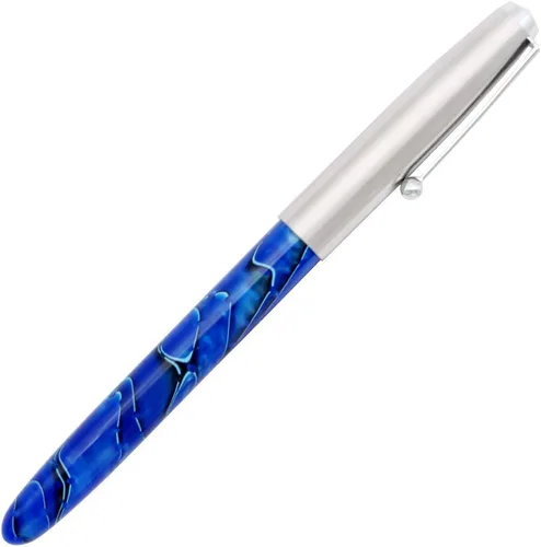 Vista 2 de Gullor Jinhao - Juego de bolígrafos transparentes con tapa de acero inoxidable 51A, papelería, suministros de oficina, artículos de papelería