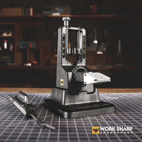 Vista 2 de Work Sharp Kit de afilador de cuchillos con ajuste de precisión, afila todos los cuchillos de bolsillo y de cocina con facilidad y control