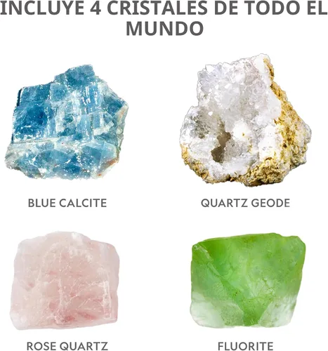 Vista 6 de National Geographic - Kit de cultivo de megacristales para niños, 6 cristales con soporte iluminado, regalos de ciencia para niños de 8 a 12 años