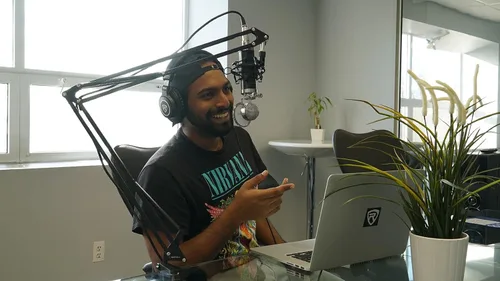 Vista 2 de Rockville DMS40 40 "Micrófono Boom Arm Studio Podcast USB Mic Stand+Escritorio Abrazadera Desk Clamp, Steel Construction, Internal Springs