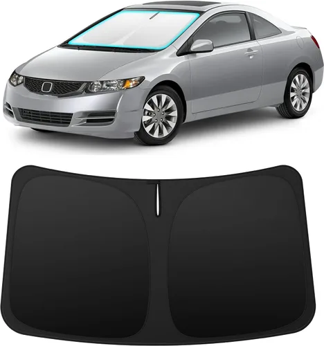 Vista 101 de INSAUTO Accesorios para parasol de parabrisas de ajuste personalizado para Acura RDX 2019-2026, parasol plegable para ventana delantera, reflector