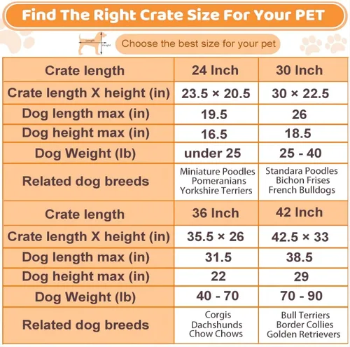 Vista 8 de HOMEY PET 61 cm Caja para perros de diseño plegable de color dorado para cachorros Ertra de tamaño pequeño con rejilla de suelo extraíble y bandeja