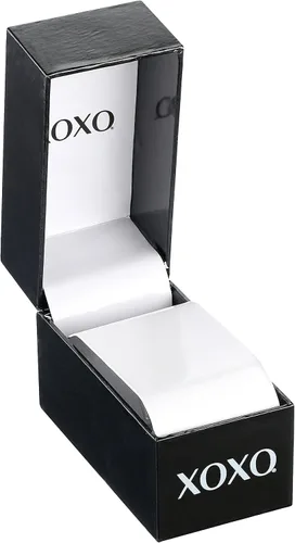 Vista 3 de Accutime XOXO XO192 Reloj analógico de cuarzo de dos tonos para mujer, plateado, Moderno