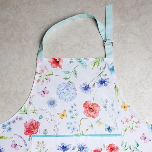 Vista 683 de Maison d' Hermine Delantales para mujer con bolsillo, 100% algodón (27.50 x 31.50 pulgadas)